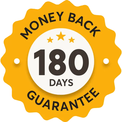 Brain Savior  money back guarantee badge